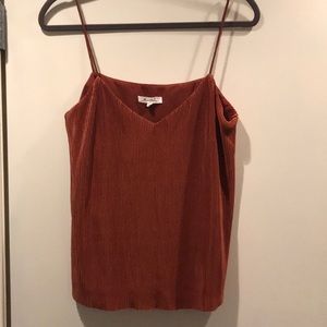 Rust colored tank top